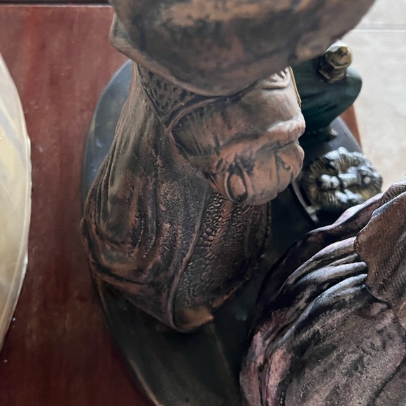 Three Wise Men or Three Kings unique ceramic bronze like art - Picture 11 of 12